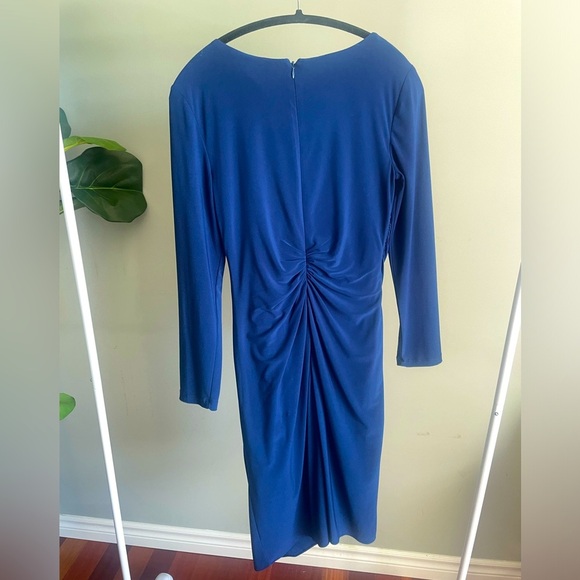Adrianna Papell Blue Midi Dress size 6 - Picture 2 of 3